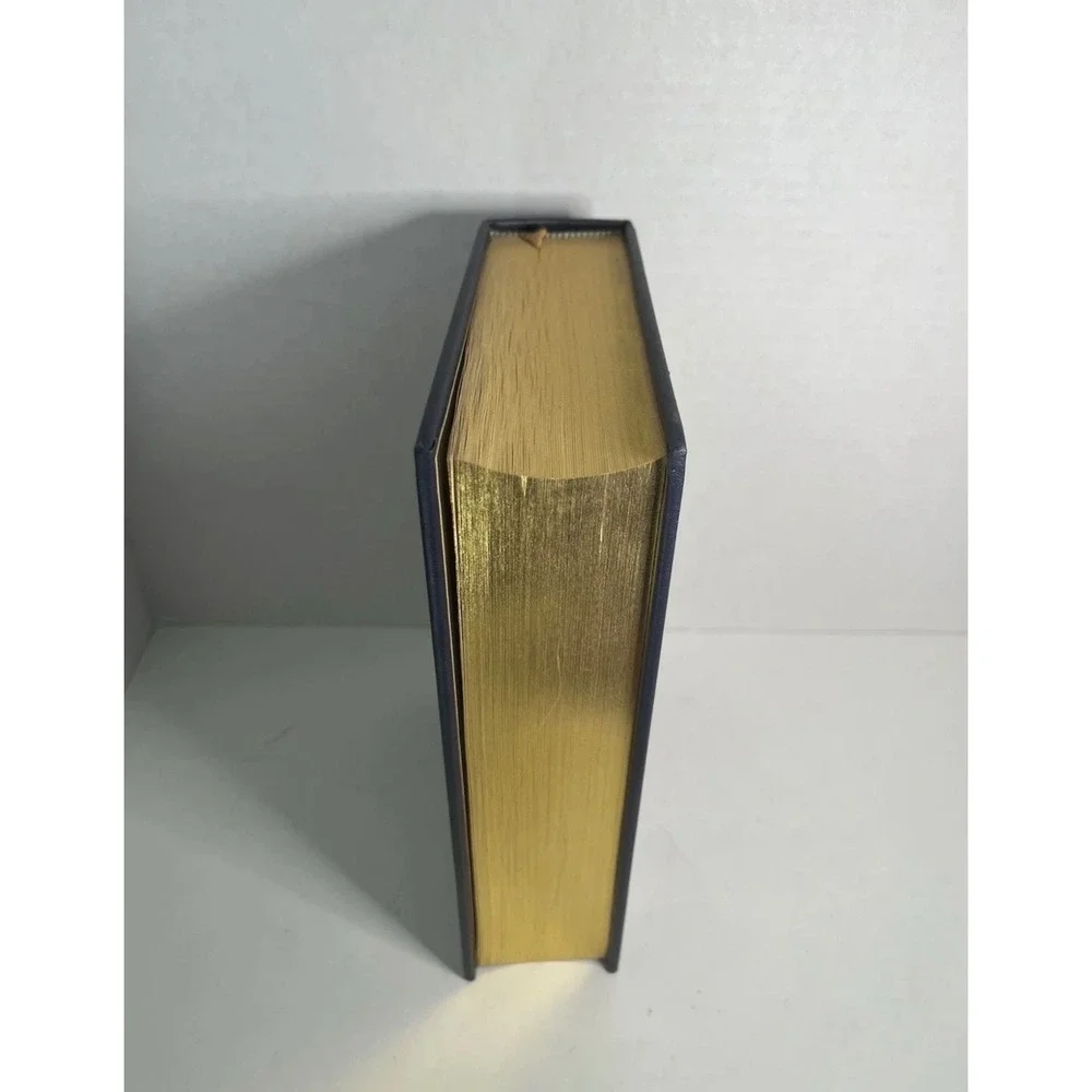 Grimms Complete Fairy Tales Barnes & Noble Leatherbound Gold Gilt Navy Blue 1993